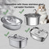 16 16 Cat Fountain Filters - Filters with Sponges Replacement for Stainless Steel Pet Fountain