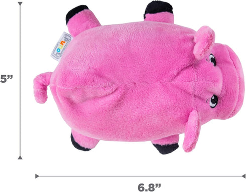 Outward Hound Fattiez Pig Plush Squeaky Toy for Small Dogs