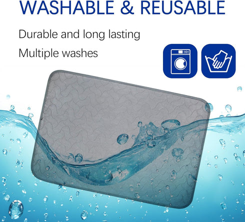 (2Pack) 36''x36'',Ultra Gentle Purr Reusable Dog Pee Pads of Absorbent, Leak-Proof, Machine Washable Pads for Indoor