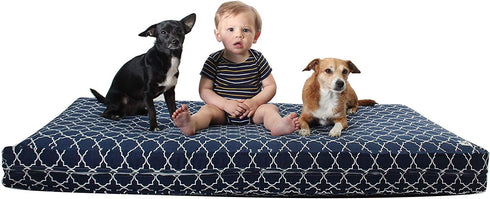 Molly Mutt Huge Dog Bed Cover - Romeo & Juliet Print, 27”X52”X5”, 100% Cotton, Durable, Breathable, Sustainable,