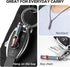 TISUR Titanium Emergency Whistle, EDC Safety Whistles Necklace Loud up to 120db for Survival, Hiking, Camping, Pets