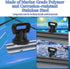 Tie Downs Track Mount for Kayak, Vertical Tie Downs for Cooler, Crate & Accessories, 4 Pack
