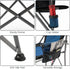 XGEAR Camping Chair Hard Arm High Back Lawn Chair Heavy Duty with Cup Holder, for Camp, Fishing, Hiking, Outdoor, Carry