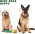 Nocciola 2 in 1 Duck Dog Toy with Large Rubber Squeaker, Durable Stuffed Chew Toys for Aggressive Chewers