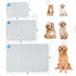 MH MYLUNE HOME Self Cooling Mat for Dog, 28”x39” Arc-Chill Cooling Fiber, Foldable Washable Non-Toxic Summer Pet Blanket