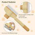Ntrjtrss Flea Comb for Cats Dogs Brush for Shedding Self Cleaning Pet Comb Lice Comb Long & Short Stainless Steel Metal