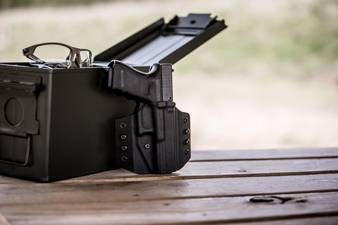 Weber Tactical Holster, Optics Ready OWB, USA Made, Adjustable Passive Retention for 9MM and .40