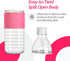 16.9 oz Set 2 Copco Hydra Water Bottle, of Leak Proof, BPA Free Tritan, Dishwasher Safe, Twist-Open Body, Non-Slip