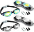 Flutesan 2 Pack Swim Goggles, Waterproof No Leaking Swimming Glasses, Polarized Goggles for Adults