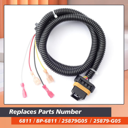 Mhrxusd 6811 2000-2023, 6811 BP-6811 25879G05 25879-G05 Pedal Box Wiring Harness Pedal Box Wiring Harness Compatible