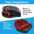 Obcursco Boat Navigation Lights LED IP67 Waterproof Red and Green Lights for Boats Marine Bow Stern