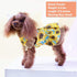 KYEESE Dog Dress for Small Dogs, Sunflower Sundress with Tulle and Ruffle Sleeves Dog Apparel