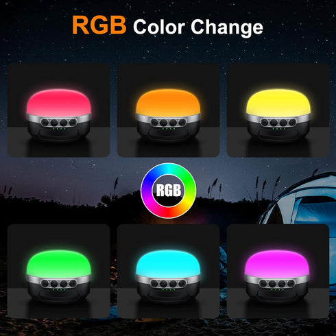 LED Camping Lantern Rechargeable 1400LM, 420H Running Time Emergency Hanging Light for Home, Hiking, Power Outages