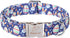 Easter Dog Collar with Egg Rabbit Design, Adjustable for Medium Dogs, Safety Metal Buckle for Small Large Boys & Girls