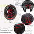 Shinmax Bike Helmet for Men Women - Adjustable Bicycle Helmet with Detachable Magnetic Goggles for Road Biking