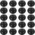 LUOZZY 20pcs Black Aquarium Suction Cup Clips, 25MM Holder Clamp for Fish Tank Accessories