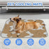 imiBBWQu Summer Summer 27" 22" Cooling Mat for Dogs Easter Bunny Pet Cooling Mat Washable Outdoor Dog Pad Dog Bed Mats