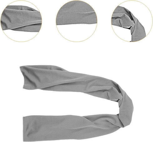Menolana Cooling Towel Chilly Towel Portable Neck Wrap Practical, Microfiber Stay Cool for Hiking Outdoor Activities