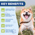 3 180 NATURE TARGET Omega Fish Oil for Dogs, Salmon Oil for Dogs Skin and Coat with EPA & DHA Fatty Acids, Dog Itchy
