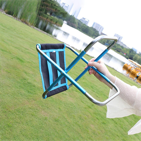 balacoo Portable Foldable Outdoor Camping Stool Mini Lightweight Comfortable Fishing and Beach Seat for Hiking, BBQ