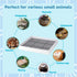 Chinchilla FHTONGE Guinea Pig Litter Box for Cage, Guinea Pigs Litter Pan with Grid, Rectangular Small Amimal Potty