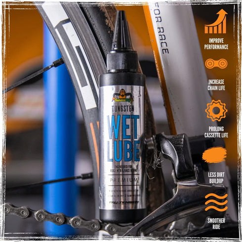 50ml Tru-Tension | BananaSlip Tungsten Wet Lube | Road, Mountain, Race & E-Bike Lubricant |