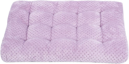 WONDER MIRACLE Fuzzy Deluxe Pet Beds, Super Plush Dog or Cat Beds, Machine Wash & Dryer Friendly, 22" x 30", M-Lavender