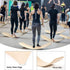 WOOD CITY Wobble Board, Wooden Balance Board Kids for Toddlers & Adults, Curvy Rocker Board for Yoga and Exercise