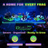 11 13 ~2cm), YOBBAI Magnetic Coral Frag Rack for Reef Tank, Saltwater Aquarium Frag Holder with Slots & Frag Plugs