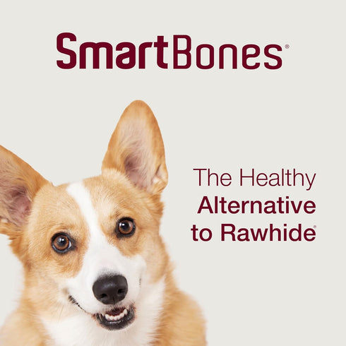 56 Count, SmartBones Mini Bones with Real Chicken Rawhide-Free Chews for Dogs