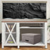 Stone Aquarium Background - Underwater Black Rock Fish Tank Background, Polyester with 6 EVA Double-Sided Tapes 36x18