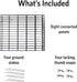 18-Inch 16 Set New World by MidWest Homes for Pets Exercise Pen, for Indoor and Outdoor use, Sq Feet of Play, Folding