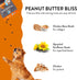 Shameless Pets Natural & Healthy Dog Training Treats, Bone Broth Chews (Peanut Butter Bliss) - Soft Training Treats