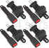 Dewkake 4pcs Golf Cart Seat Belts Kit, Universal Retractable Front and Rear Golf Cart Seat Belt Kit for EZGO, Club Car