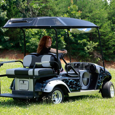 Panoramic Convex Golf Cart Mirror for EZGO, Club Car, Yamaha, Golf Cart Rear View Mirror