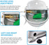 304 3/4" Automatic Water Dispenser for Dog Chicken Waterer Outdoor Dog Water Bowl Dispenser Stainless Steel Feeder