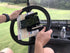Golf Cart Phone Holder, Steering Wheel Cell Phone Mount, Flip Up Club Car Golf Cart Accessories EZGO Yamaha