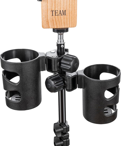 New Valley Walber Score Keeper Set for Cornhole Game - Easy to Assemble Scoreboard & Drinkholders for Outdoor Games
