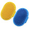 2 PCS Dog Bath Brush, Lilpep Pet Shampoo Grooming Brush with Adjustable Ring Handle for Long Short Haired Pets