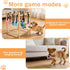 Sibosen 10 Wooden Puppy Play Gym with Hanging Toys for Small Dogs Indoor Jungle Playground Wood Frame with Interactive