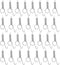 20 Pcs Metal Spring Cage Latch Door Hook for Fixing Rabbit, Dog, Cat, Birds, Rodents, Guinea Pig, Hamster