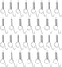 20 Pcs Metal Spring Cage Latch Door Hook for Fixing Rabbit, Dog, Cat, Birds, Rodents, Guinea Pig, Hamster