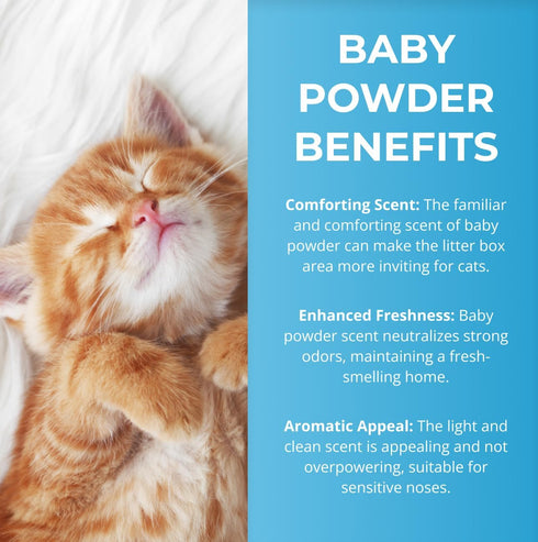 8.8 lb Golden Breed - Baby Powder Scented, Natural, Lightweight, Diatomaceous Earth, Non-Clumping, Superior Odor