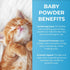 8.8 lb Golden Breed - Baby Powder Scented, Natural, Lightweight, Diatomaceous Earth, Non-Clumping, Superior Odor