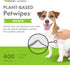 Petkin Plant-Based PetWipes - 100 Wipes, 4 Pack, Biobased, Thick Wipes for Dogs & Cats, Cleans & Conditions