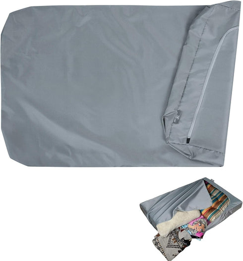 Explore Land Scratch Resistance Dog Bed Cover, Canvas Washable Dog Crate Pad Replacement Cover - 48Lx36Wx4H inch -
