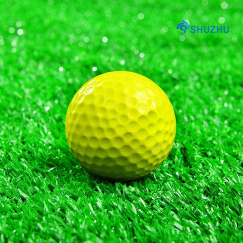 Golf Balls 6Pack Colored Gift Set, Training Novelty Practice Variety for All Golfers Kids Blue Green Red Yellow