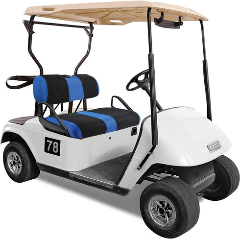 Golf Cart Seat Covers for EZGO TXT RXV, Durable Breathable Material, Dress Up Older Golf Cart