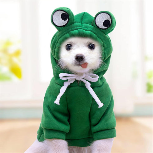Warm Dog Winter Clothes, Cute Fruit Dog Coat Hoodies, Fleece Jacket for French Bulldog Chihuahua