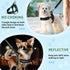 SlowTon No Pull Small Dog Harness and Leash Set, Adjustable Soft Vest Harness for Small Medium Dogs (Black, M)